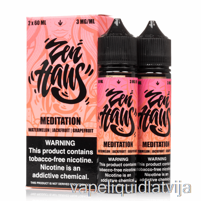 Meditācija - Zen Haus - 120ml 0mg Vape šķidrums